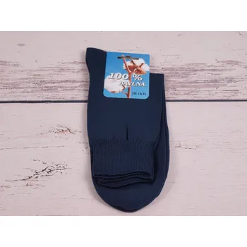 Pánské ponožky české zdravotní ponožky Props 100% bavlna TMAVOMODRÉ velikosti ponožek: 30 ( EUR vel. 44-45)