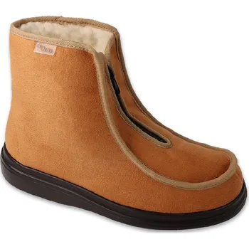 Dámské pantofle Dámské důchodky Befado 996D014 vyšší koňakové velikost: 41