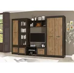 Obývací sestava MODICA wenge/dub april