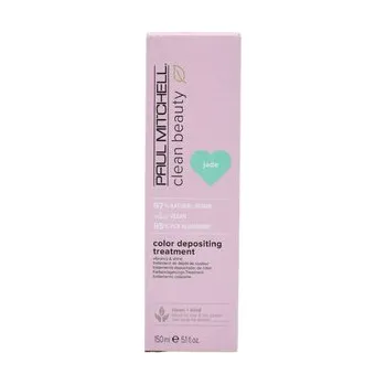 Vlasová regenerace Paul Mitchell Clean Beauty Depositing Treatment vyživující barvící maska na vlasy 150 ml, Jade
