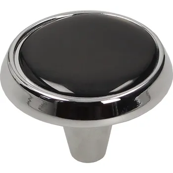 Nábytkové kování Nábytková úchytka GAMET GU09 chrom lesklý + černá