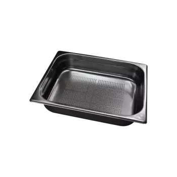 REDFOX Gastronádoba děrovaná GN 1/2 - 150 ucha zasouvací nerezová | REDFOX - GND 1/2-150 U