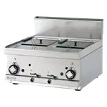 RM GASTRO Fritéza plynová dvojitá 0,75 kW/l, 8+8 l bez podestavby | RM - F2/8T-66G