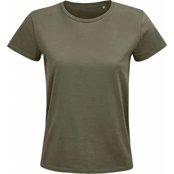 Sol's Pánské tričko Pioneer z organické bavlny s přírodním enzymem 175 g/m Barva: khaki tmavá, Velikost: L L03565