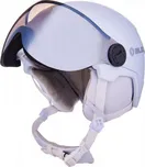 Lyžařská helma BLIZZARD W2W Double Visor ski helmet, white matt, smoke lens, mirror - 56/59