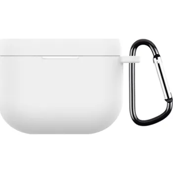 Sluchátka VSECHNONAMOBIL 93250 HOOK Silikonový obal pro Apple AirPods 4 bílý