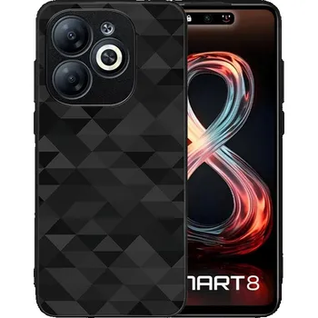 Pouzdro na tablet VSECHNONAMOBIL 94340 MY ART Ochranný kryt pro Infinix Smart 8 BLACK TRIANGLES (232)