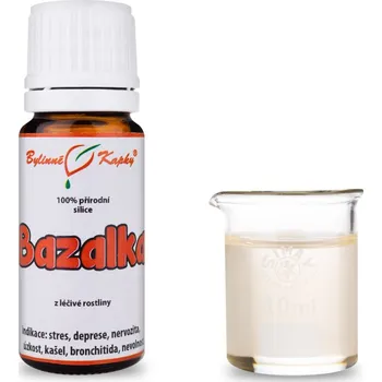 Bylinné kapky s.r.o. Bazalka 100 % přírodní silice - esenciální (éterický) olej 10 ml