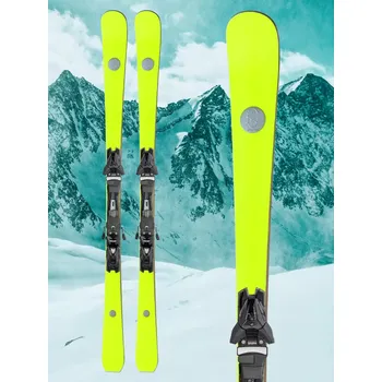 Sjezdové lyže Sjezdové lyže AK Ski YELLOW.POPART + vázání Salomon Z12 GW
