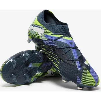 Kopačky Kopačky Puma Future 7 Ultimate Low FG/AG černá/zelená/modrá (11uk/ 46EU/ 30cm)