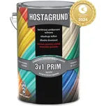Hostagrund Prim 3v1 S2177 základní i vrchní barva na kov, 0840 červenohnědá, 4 l