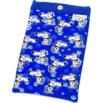 Obal na doklad Pamlskový Ráj Obal na očkovací průkaz psa – dalmatin Barva: modrá