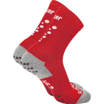 Saller ELITE Tréninkové ponožky s gripy BARVA: 160 červená-bílá, Velikost: 43-47 Protiskluzové gripy