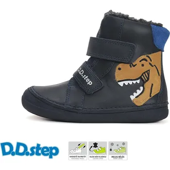 Dětská sportovní obuv D.D.step chlapecká zimní obuv W078-42761AM Barva: modrá, Velikost: 27