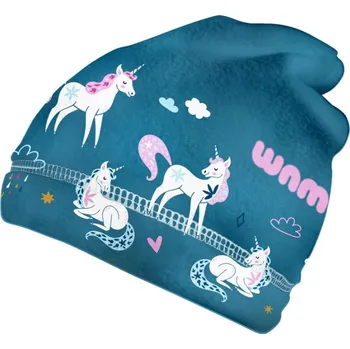 Čepice WAMU® ČR Dětská fleecová čepice WAMU Jednorožci Velikost: XS (44-48cm)
