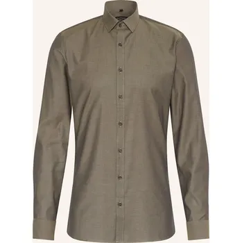 Pánská košile Olymp Pánská Košile No. Six Super Slim, černošedá, 37