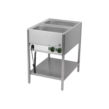 Sporák RM GASTRO Vodní lázeň stacionární elektrická GN 2-1/1 ovládání na kratší straně s deskou | RM - BMSK 2120