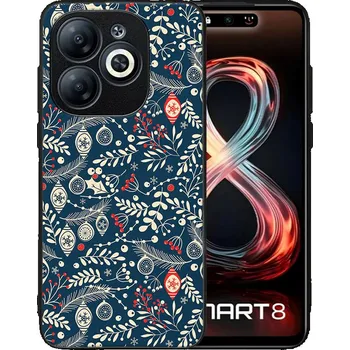 Vánoční dekorace VSECHNONAMOBIL 94317 MY ART Kryt s vánočním designem Infinix Smart 8 MISTLETOE (070)