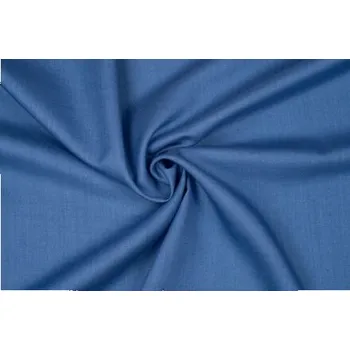 Ručně tkané divoké hedvábí eri, plátno, modré, sartor.cz