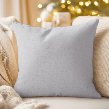 Povlak na dekorativní polštářek Vánoční dekorační povlak na polštář Leona LN-069 Stříbrný třpytivý 45x45 cm - SKLADEM