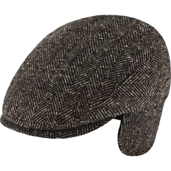 Čepice Fiebig - Headwear since 1903 Pánská hnědá zimní bekovka Fiebig s klapkami na uši Velikost: 57 cm (M)