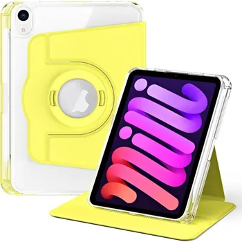 Příslušenství pro tablet VSECHNONAMOBIL 93873 CRYSTAL FLEXI 2v1 Zaklápěcí pouzdro pro Apple iPad mini 2021 / iPad mini 2024 žluté
