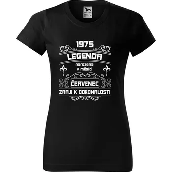 Dámské tričko DOBRÝ TRIKO Dámské tričko s potiskem Zraji k dokonalosti Barva: Černá, Velikost: XS