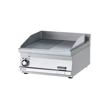 Kuchyňský gril RM GASTRO Grilovací deska 59x52 elektrická kombinovaná bez podestavby 400 V | RM - FTLRT-76ET