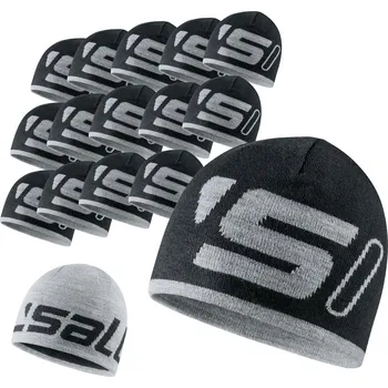 Čepice 15 x saller oboustranná zimní čepice MAGIC BARVA: 550 černá-šedá