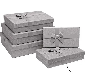 ARGUS Dárková krabice textilní se saténovou stužkou 21170151