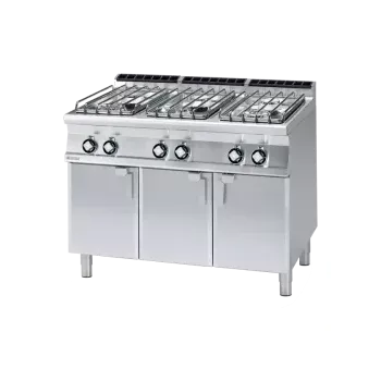 Sporák RM GASTRO Sporák plynový 6x hořák s podestavbou | RM - PC-712GP