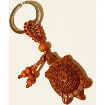 Želva, klíčenka, dřevěná (Přívěsek na klíče Želva)
