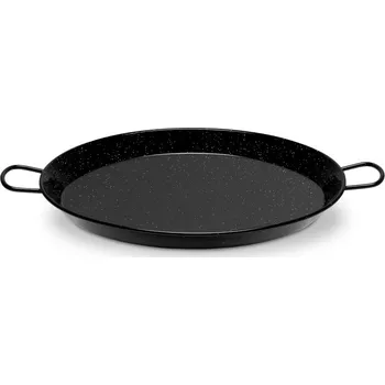 Pánev Paella gastro pánev 55 cm smaltovaná ocel, Vaello Campos P0255 (Vaello Campos P0255 Smaltovaná pánev paellera vhodná pro vaření na plynovém hořáku či otevřeném ohni)