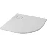 CERSANIT 3D Sprchová vanička Cersanit Tako Slim 90x90x4 bílá matná čtvrtkruhová R55 sifon set B449, S932‑156 S932-156
