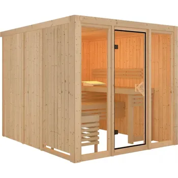 Sauna KARIBU HOLZTECHNIK Finská sauna KARIBU ASKJA (35230) LG4202 AKCE