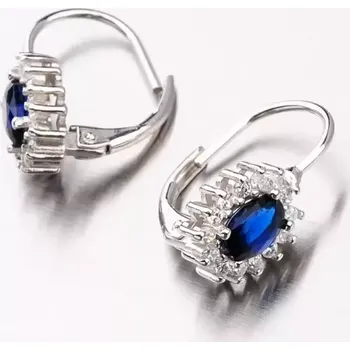 Náušnice Dámské náušnice stříbro 925 zirkon SETST-12145