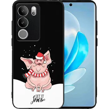 Umění VSECHNONAMOBIL 93982 MY ART Kryt s vánočním designem Vivo V29 5G LET IT SNOW (075)