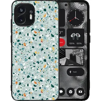 Pouzdro na tablet VSECHNONAMOBIL 94594 MY ART Ochranný kryt pro Nothing Phone 2 BLUE TERRAZZO (164)