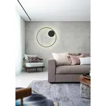 Palnas LED stropní svítidlo Dona 2 UP, ⌀ 40cm, 24W Barva: Černá, Stmívání, řízení: PUSH