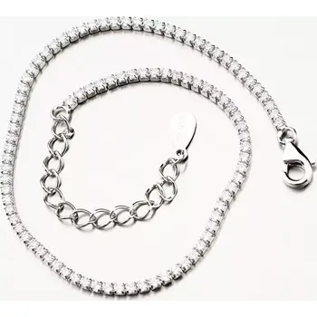 Oblečení a móda Dámský náramek stříbro 925 zirkony BST-14619/21 délka 17 cm