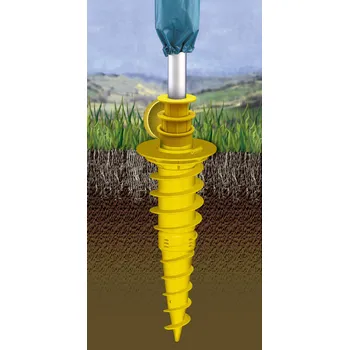 Sušák na prádlo LANIT PLAST JUWEL - dvojitý zemní šroub LG1686