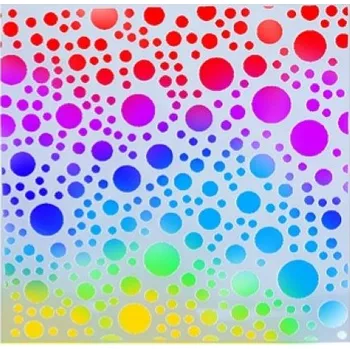 Plast. šablona, VZOR BUBLIN , 15x15cm, 1kus