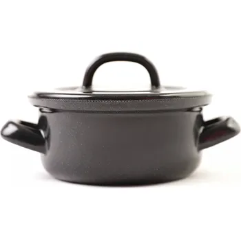 Hrnec Olymp, Kastrol s poklicí 14 cm, 0,8 l BERYL (8) černý
