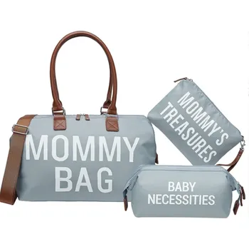 Přebalovací taška MXM Mommy bag - Světle modrá, set 3ks