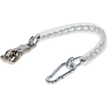 Chov hospodářského zvířete Vazák řetěz s PVC ochranou, světlý, 70 cm