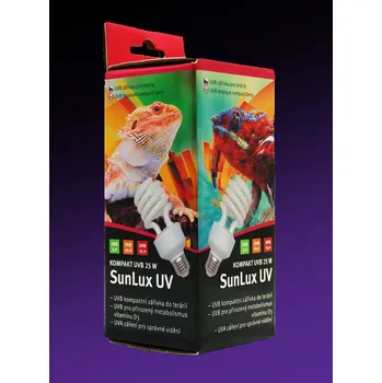 Osvětlení do terária SunLux UVB 15.0 25W kompaktní žárovka