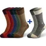 Northman Horten Merino ponožky 5+2 Velikost: 36-38 Mix barev Společenské Merino Ponožky (sada)