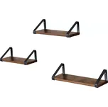 Loft LWS33BX sada závěsných polic 3 ks