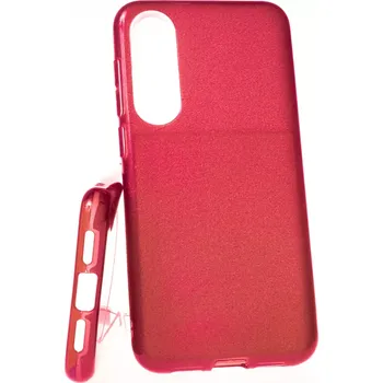 Pouzdro na mobilní telefon Pouzdro Glitter 3V1 Case Xiaomi Mi 9 SE Červené