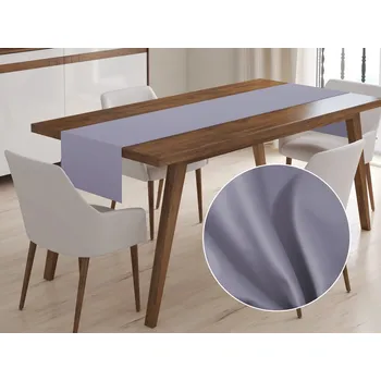 ubrus Bavlněný saténový běhoun na stůl ST-016 Modrošedý 20x140 cm